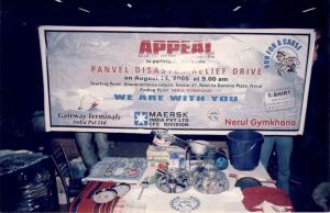 Nerul Gymkhana Panvel Disaster Relief Drive.10 2005