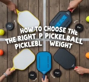how to choose the right pickleball weight