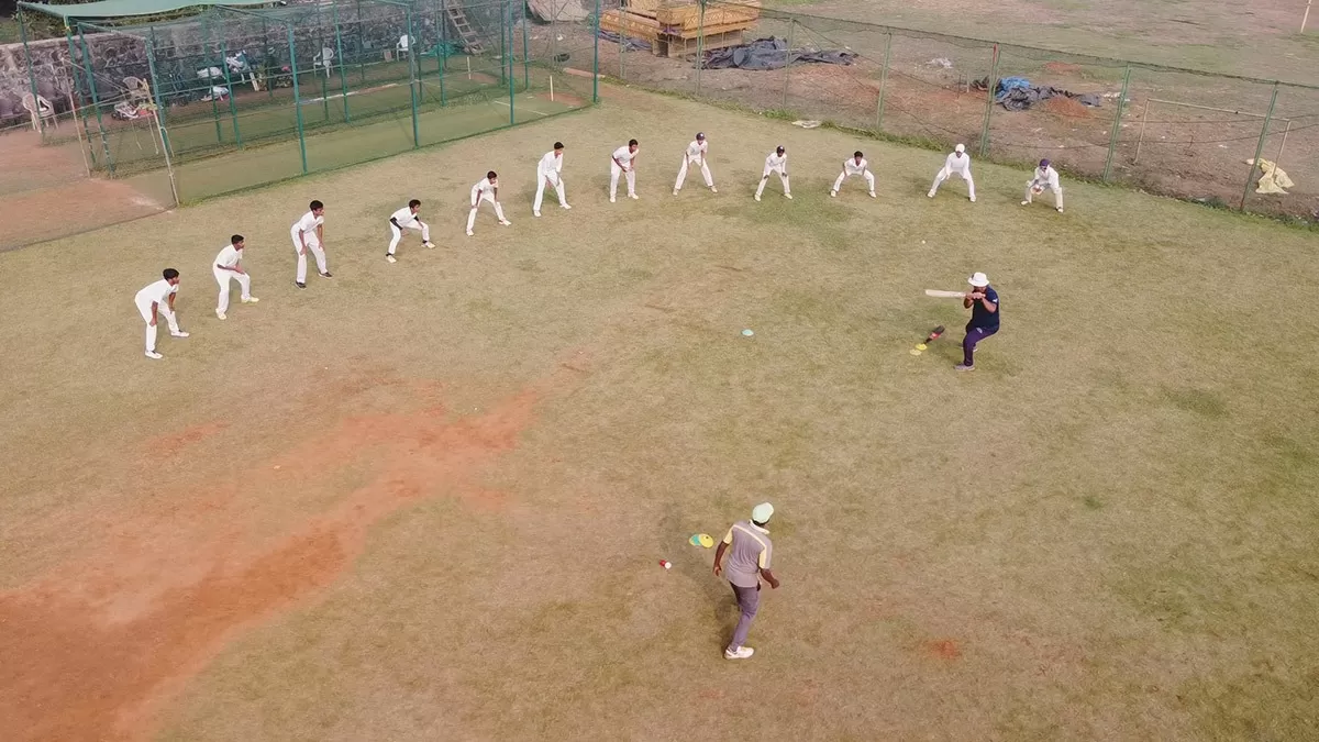Cricket coaching session at Nerul Gymkhana Navi Mumbai